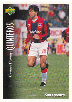 Gustavo Domingo Quinteros San Lorenzo 1995 Upper Deck Futbol Argentina #81